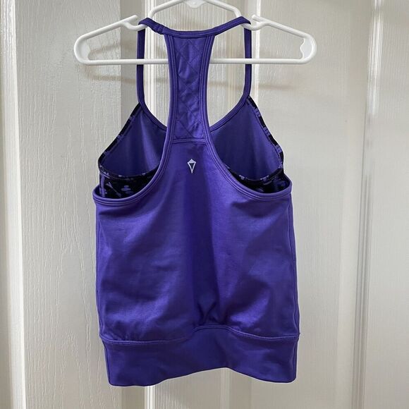 Ivivva by Lululemon Purple Double Dutch Tank Top Athletic Girls Size 4 - Picture 6 of 9